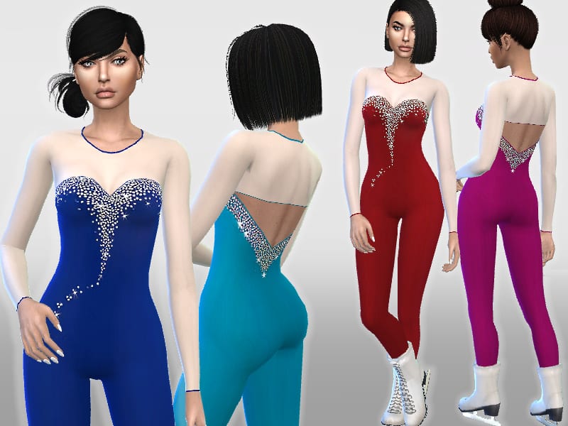 Ice Skating Outfit Sims 4 Mod Download Free