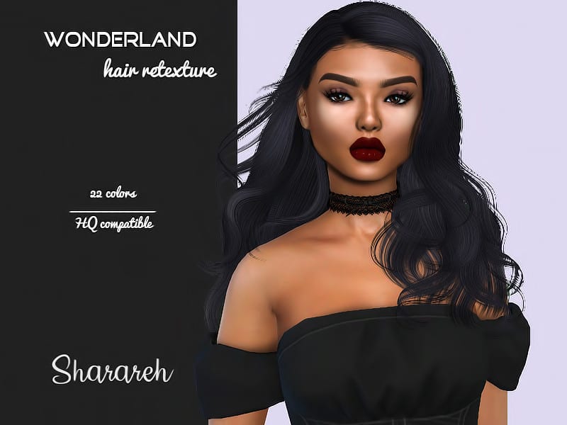 Wonderland Hair Retexture Sims 4 Mod Download Free