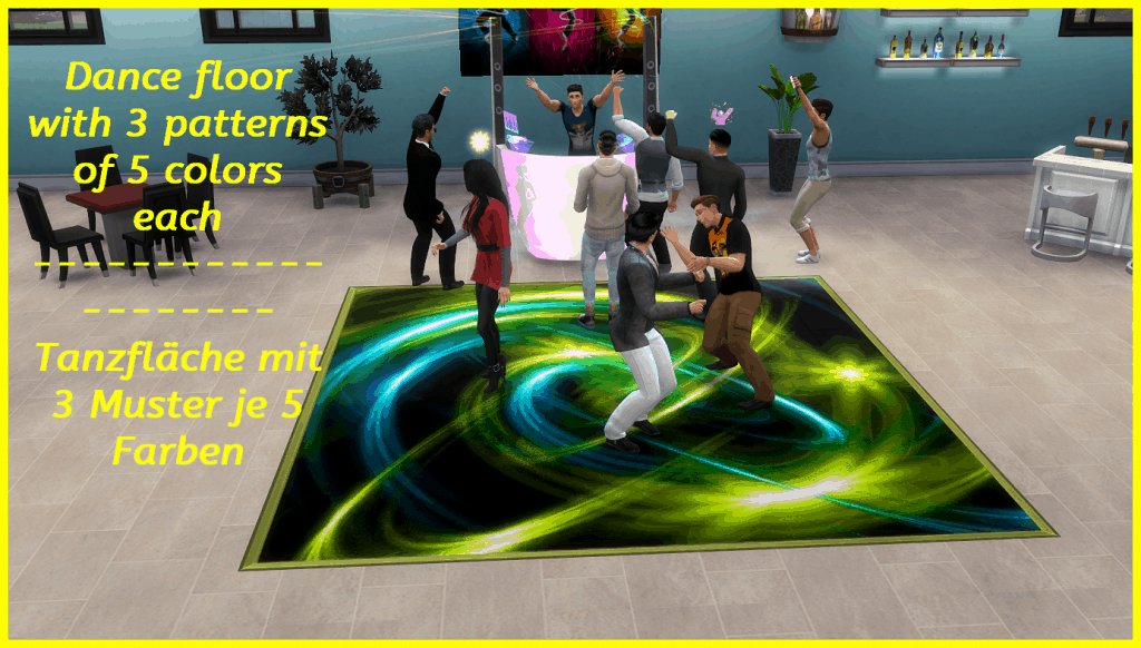 Dance floor Sims 4 Mod Download Free