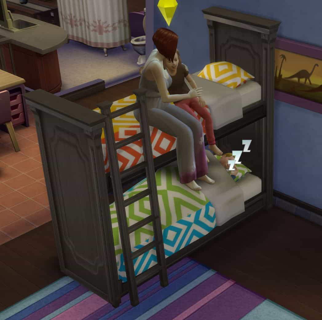 Functional Bunk Bed! Sims 4 Mod Download Free