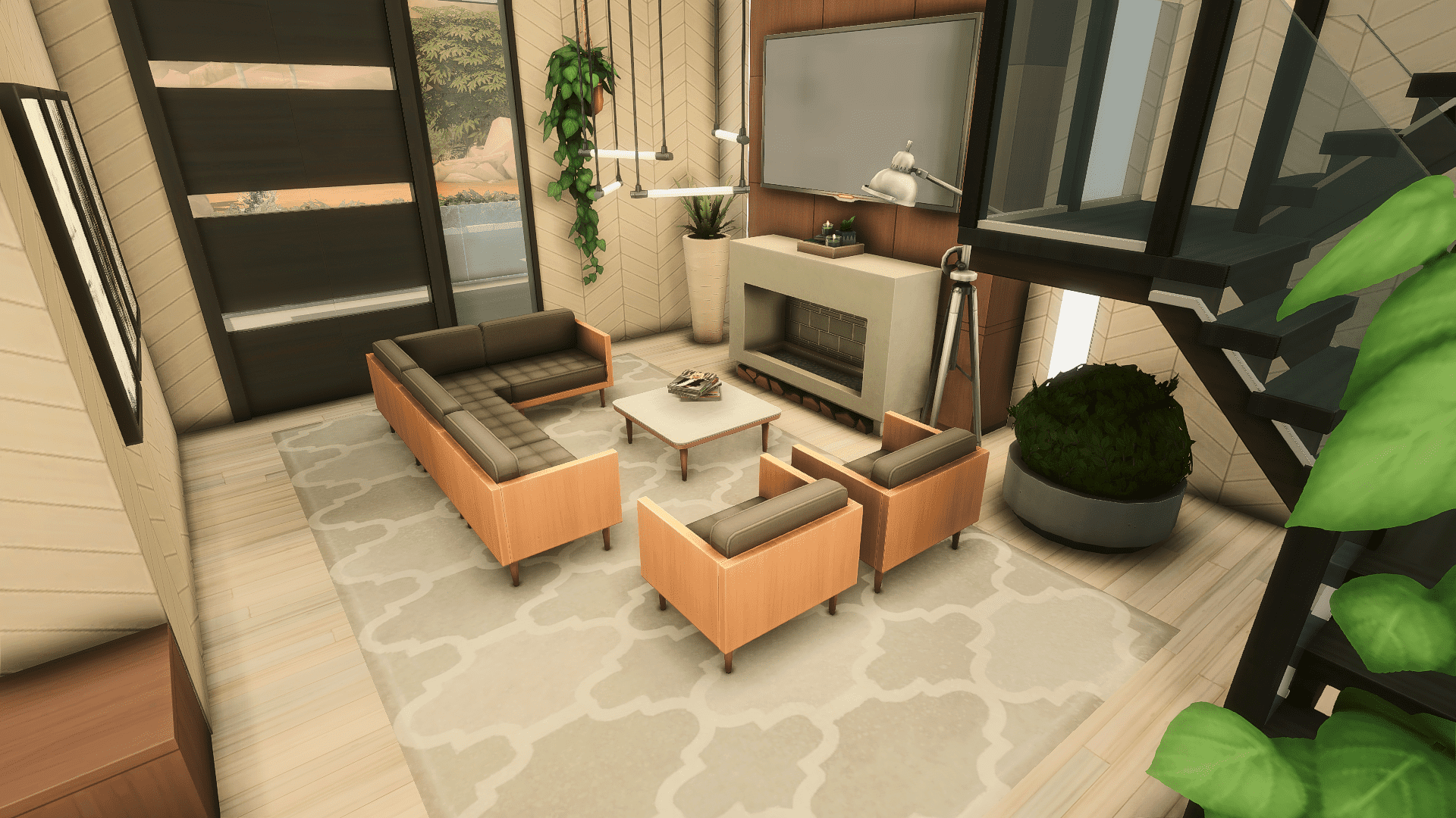 Modern House No Cc Sims 4 Mod