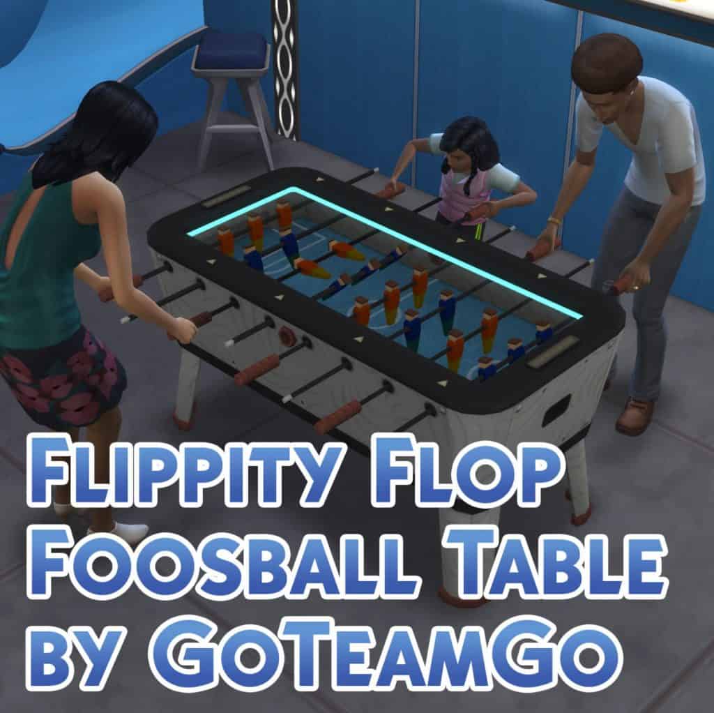 Flippity Flop Foosball Table Sims 4 Mod Download Free